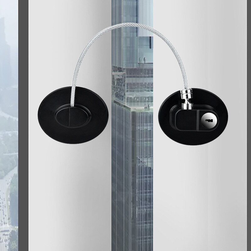 Sterke Lijm Koelkast Sloten Dorm Vriezer Deur Kind Veiligheid Kabinet Opening Beveiliging Kabel Slot Met Sleutel Voor Kinderen Veiligheid