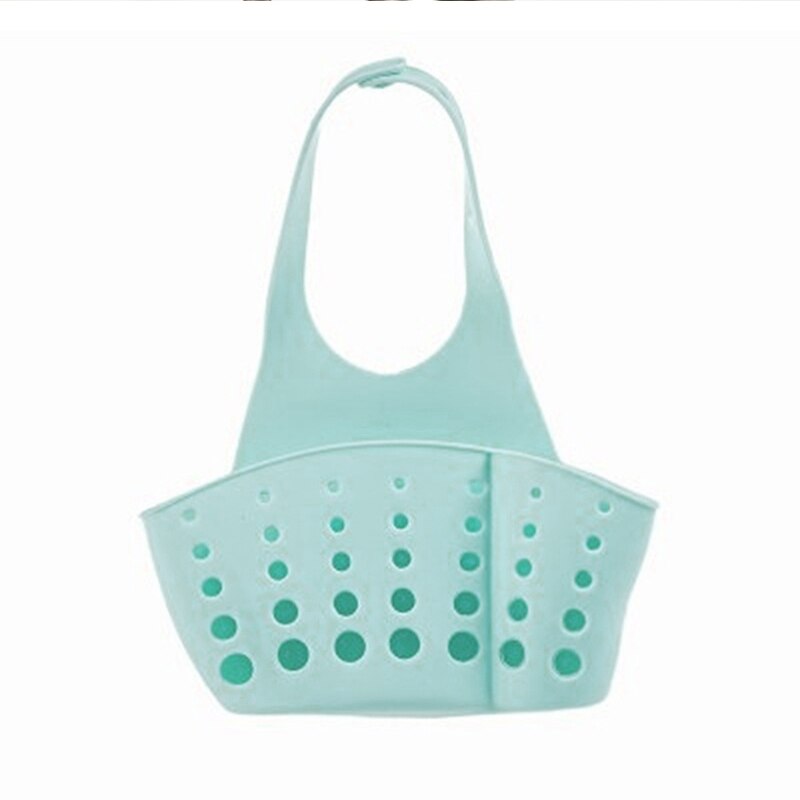 Cesta colgante de cocina, cestas de almacenamiento colgantes, estante de drenaje de esponja de jabón para baño ajustable, recipiente de cocina para escurrir