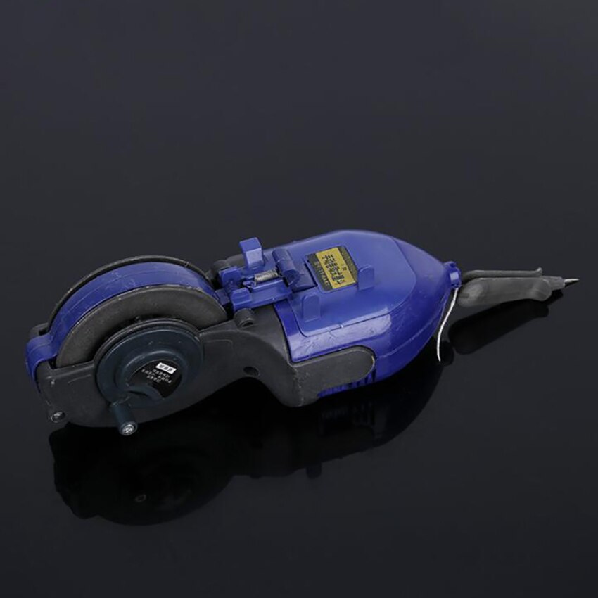 Hand Crank Chalk Line Reel, 30M, Chalk Line Scribers Carpenter Ink Marker Hand Reel Wire Box for Woodworking Construction