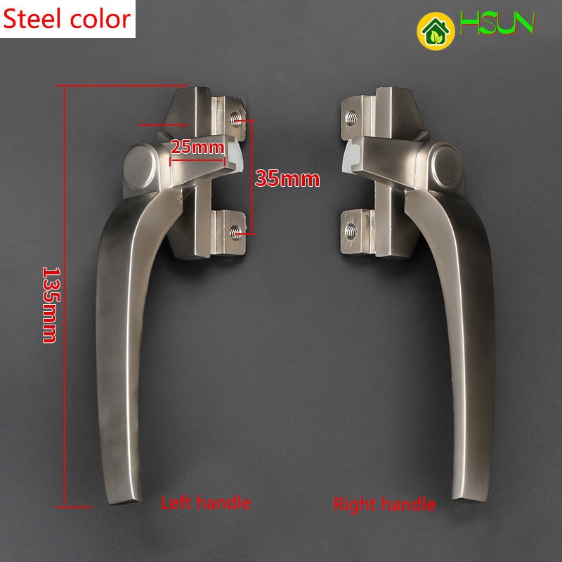1pc Window Handle Lock Handle sliding window handle Aluminum Alloy window lock anti-theft lock