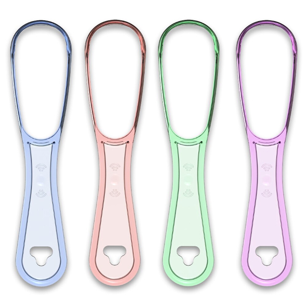 Tongue Cleaner Bad Breath Away Hand Scraper Brush Silica Handle Oral Hygiene Dental Care Cleaning