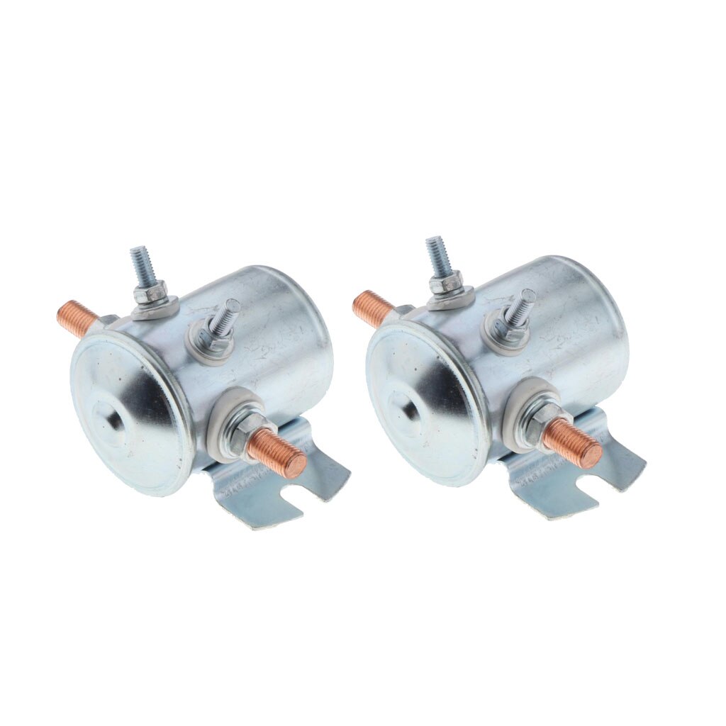 Relais solénoïde 12V DC 300A, 2 pièces, pour chariot de Golf, treuil 1114208