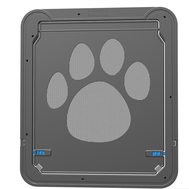 Multifunction Pet Magnetic Door Screen Innovative Gate Gauze Window Door For Dogs Cats Locking 42x37cm Pet Black Door For Pets