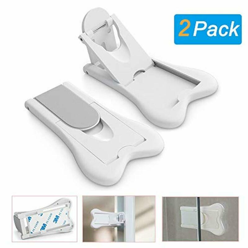 Safety Baby Lock Window Door Lever Sliding Lock Doors Adhesive Lever Handle