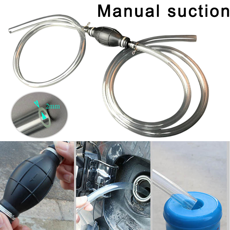 Handpomp pijp auto geleider hevel brandstof vloeistof overdracht olie afzuiging extractor voor auto  b99