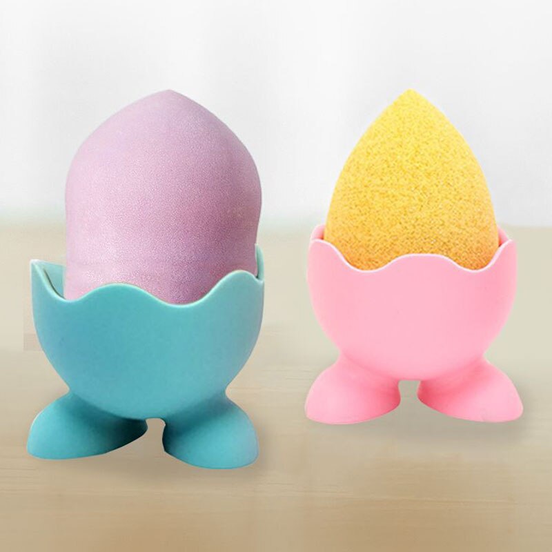 1Pcs Reine Farbe Anti-mould Make-Up Liefert Silikon Schwamm Lagerung Halterung Schönheit Eier Puff Regal Kosmetik Halter