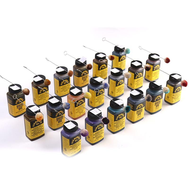 19 farver 118ml usa importeret ruskind pels farvestof farvestof farvestof pigmenter diy håndlavet læder farve skiftende sko taske