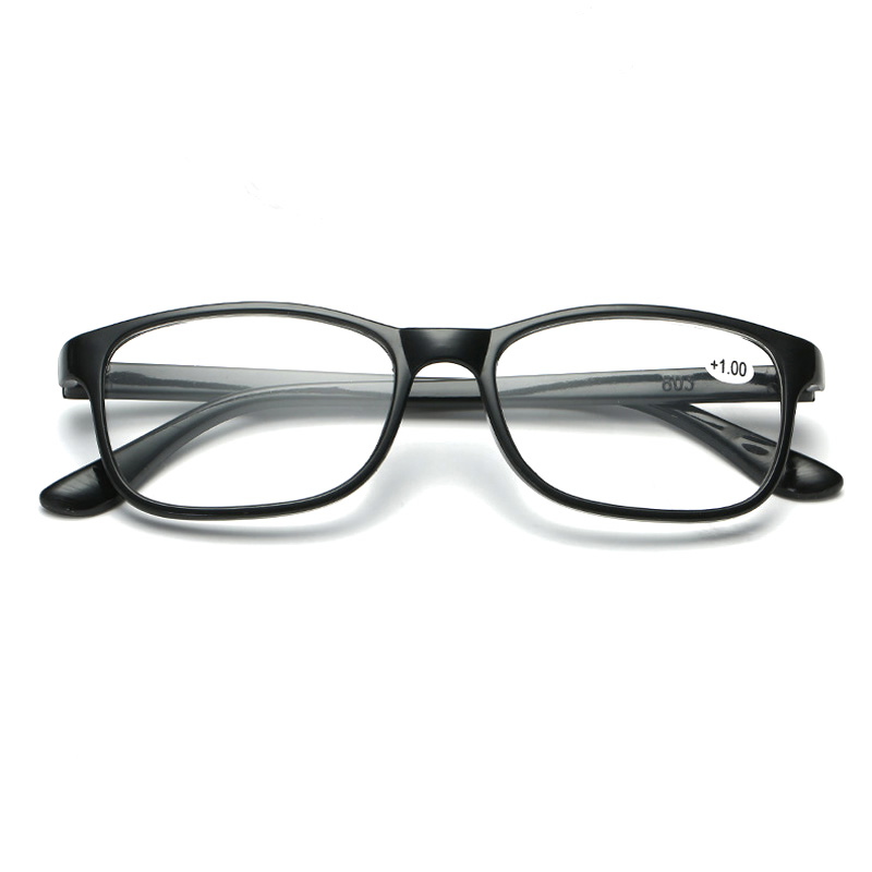Lunettes de lecture TR90 ultralégères unisexe, monture avec dioptrie + 1.0 1.5 2.0 2.5 3.0 3.5, presbytie, femmes et hommes