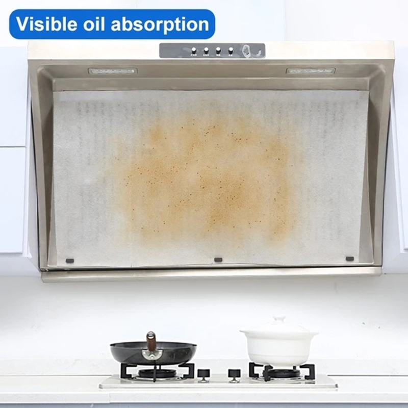 Einweg-Küchenhaube, Ölfilterpapier, Dunstabzugshaube, Fett, Anti-Öl-Baumwollfilter, Dunstabzugshaube, Dunstabzugshaube, Ventilatorfilter, Vliesstoff