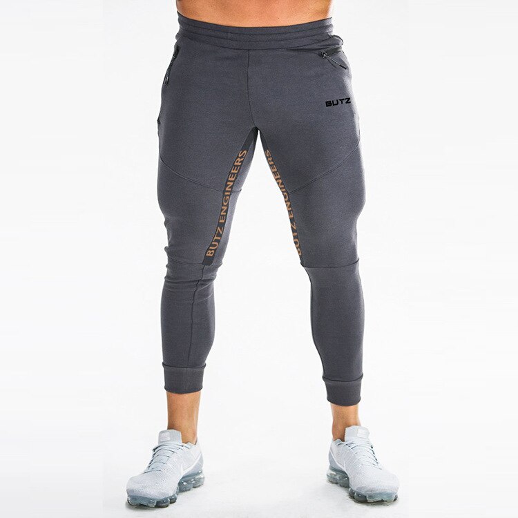 Joggingbyxor med andasfunktion för män fitness joggingbyxor löparbyxor med dragkedja med dragkedja träningsbyxor för löpning tennis fotbollsspel