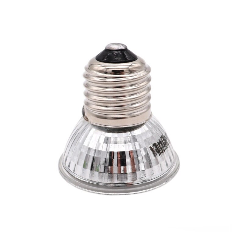 Lámpara pequeña de espectro completo para Reptiles, Bombilla UVB para tortugas, ND-10 para terrario, 25/50W UVA + Uvb 3,0 PET