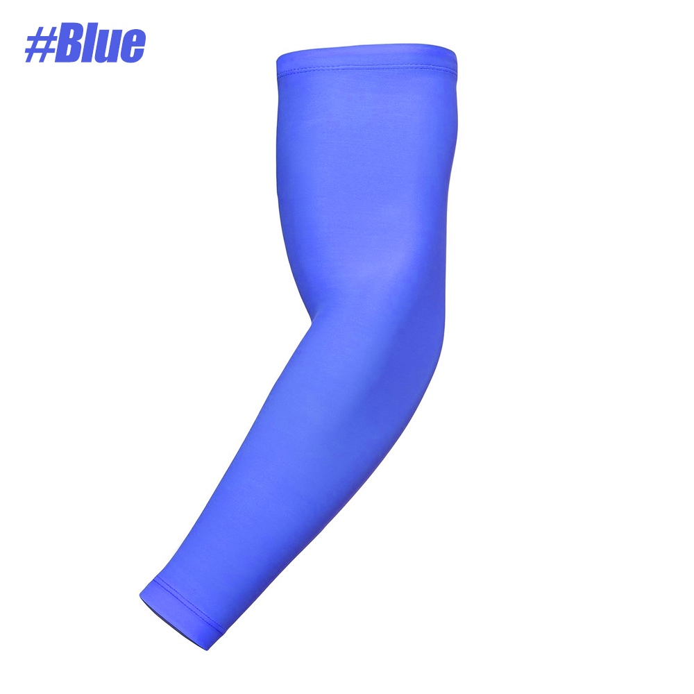1 Stuks Lymfoedeem Compressie Arm Mouw Voor Vrouwen Mannen, 20-30 MmHg Compressie Volledige Arm Brace Voor Pijnbestrijding, postoperatie Herstel: L / Blauw