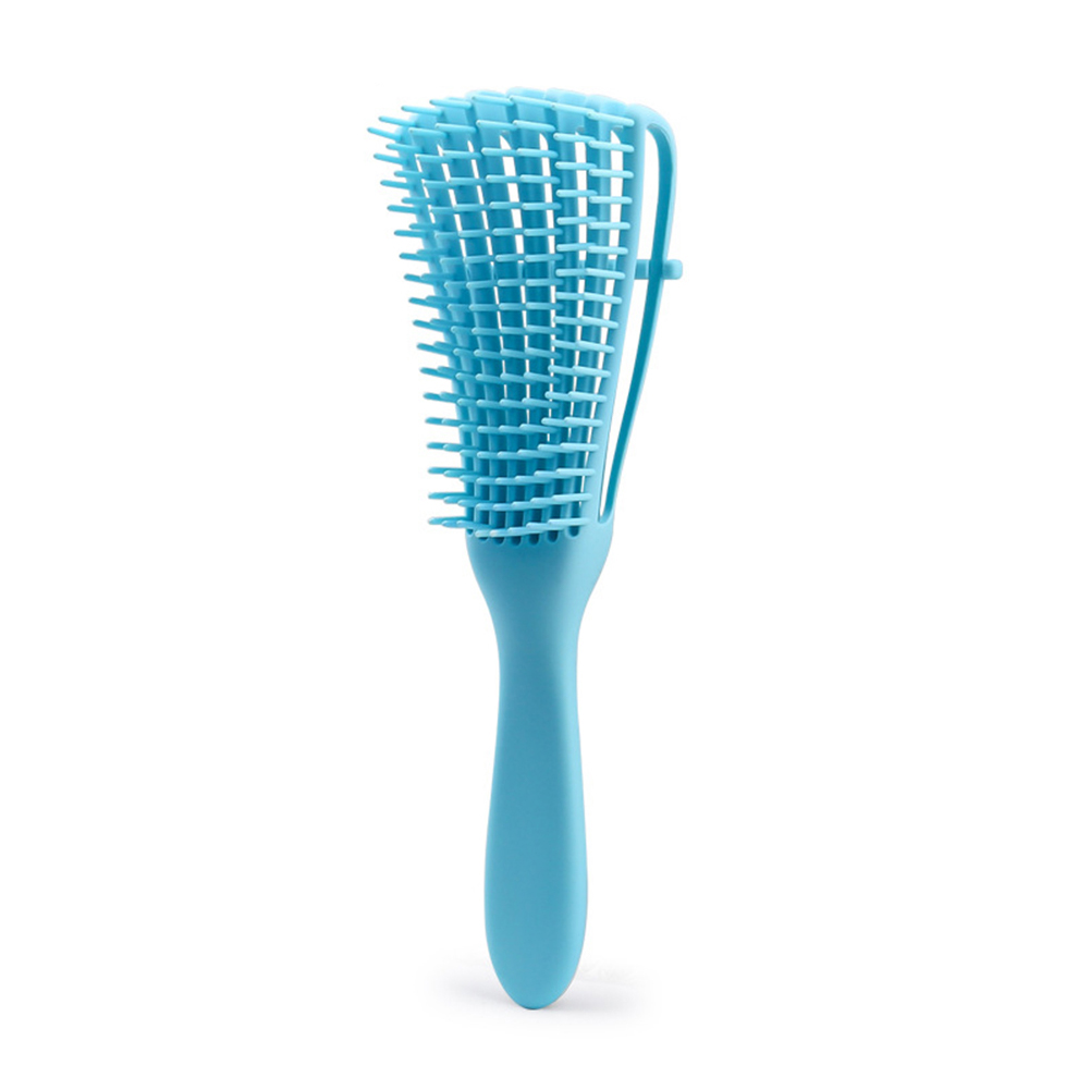 Haar Pinsel Massage Nass Haar Kamm Detangler Haarbürste Nass Lockiges Styling Werkzeug Haar Pinsel Massage Zubehör #22: Himmel Blau