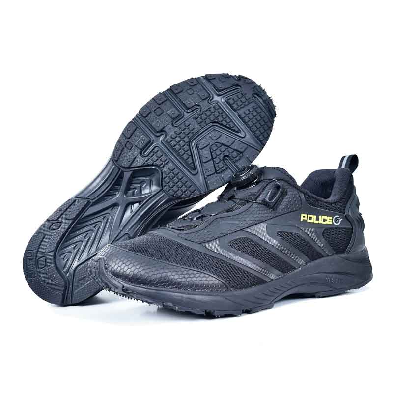 CQB. SWAT Mode Man Schoenen Lente Herfst Mannelijke Outdoor Wandelen Casual Schoenen Rubber Zwart Comfortabele Mannen Politie Schoenen Knop Kant