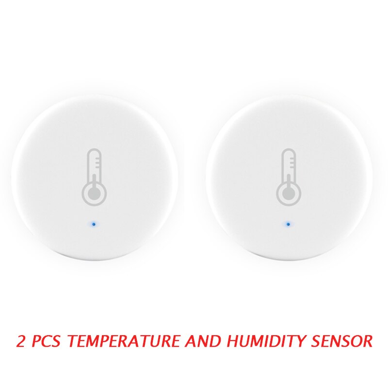 Tuya Temperature Humidity Sensor Environment Air Pressure Smart Home Smart Life Zigbee Wireless Control Work Smart Home: 2 Pieces