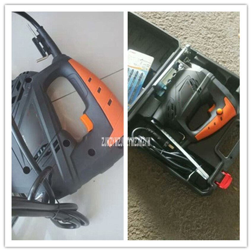 55 Speed Regulation Electric Jig Saw Portable Jigsaw Fret Saw Sweep Saw Handhold Curved Saw Household Woodworking Cutting Tool