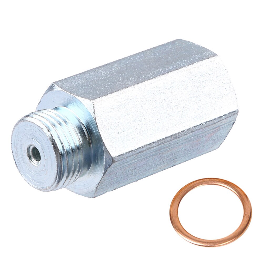 1Pcs Rvs M18x1.5 Lambda O2 Zuurstofsensor Extender Spacer Voor Decat Waterstof Lambda O2 Extender Spacer # BL4