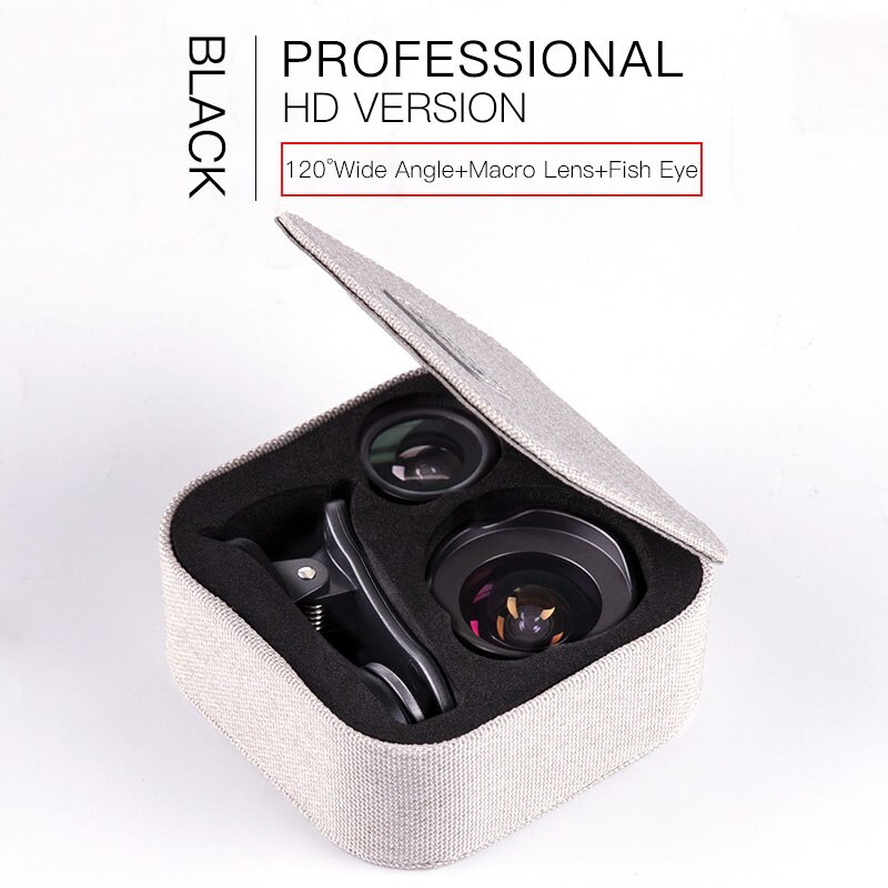 Baseus Mobile Phone Lens Wide Angle Fish eye Fisheye 15X Macro Camera Lens For iPhone Xs Max Xr X Samsung S10 S9 Huawei P30 Pro