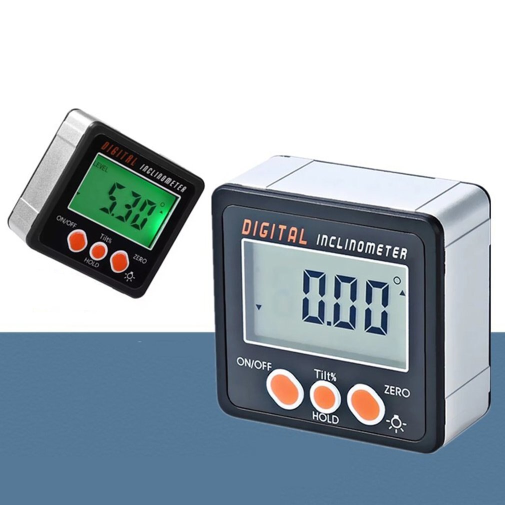 Magnetische Digitale Inclinometer Level Box Gauge Hoek Meter Finder Gradenboog Base Meetinstrumenten