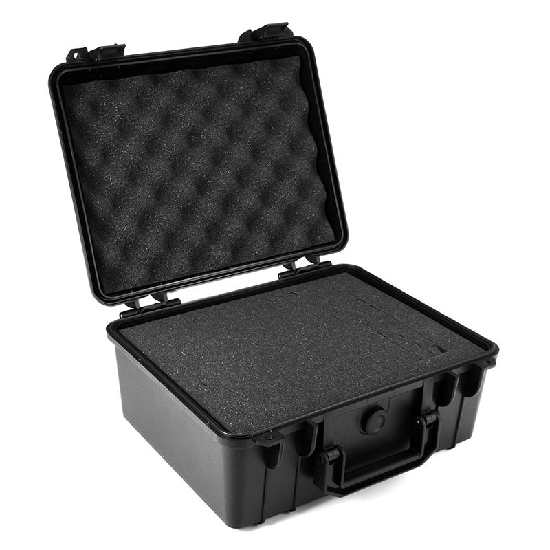 MG215 Hard instrument box+ keyhole PP tool box plastic waterproof case Bag+lattice sponge Storage in outdoor,exploration,factory