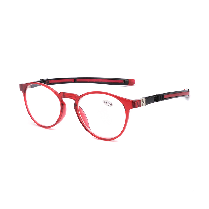 magnetic reading glasses portable men and women hanging neck reading glasses TR90 magnet reading glasses for the elderly: 0 / 809-3C5