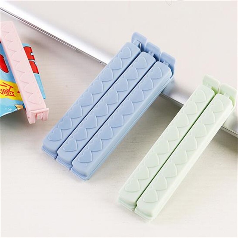 5 Stks/set Voedsel Houden Verse Zak Clips Snack Storage Seal Bag Clips Sealer Klem Keuken Tool Mini Vacuüm Afdichting Klem voedsel Clip