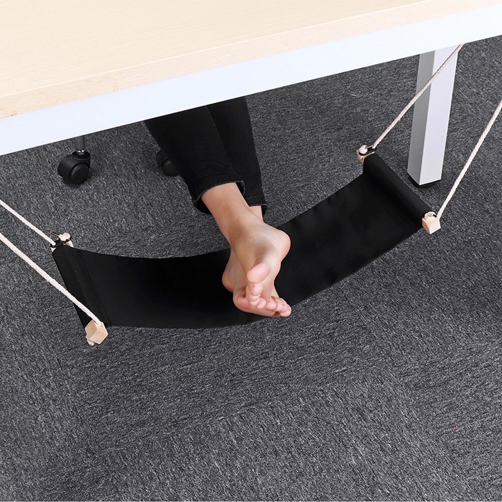 Polyester Fuß Rest Schreibtisch Hängematte, Mini Büro Unter Schreibtisch Fuß Rest Stehen Fuß Hängematte, Einstellbare Schreibtisch Füße Hängematte