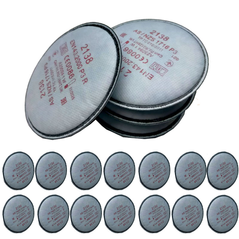 2138 Filtro de partículas P3 R con nivel de consumo para máscara antipolvo respiradora serie 3m 6800 7502 6200