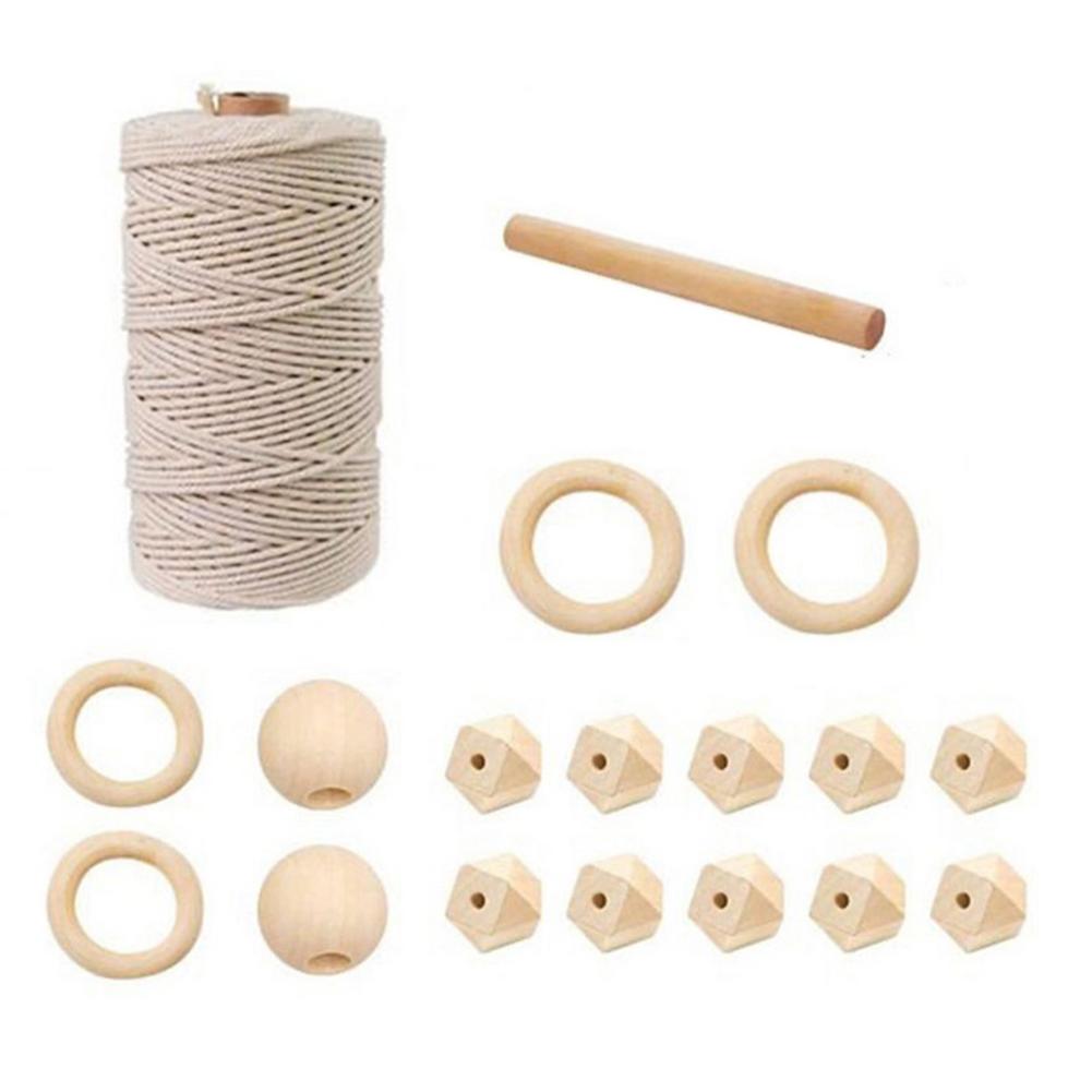 Macrame Kit Diy Kant Weven Handgemaakte Tool Accessoires Voor Muur Opknoping Woondecoratie: 4