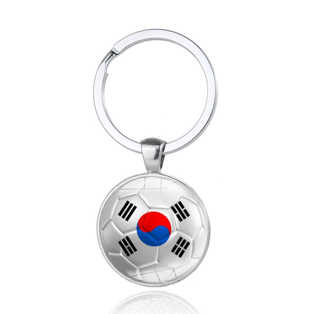 Football Keychains Key ring 32 Countries Peru Sweden Tunisia Senegal Soccer Key Chains Souvenir