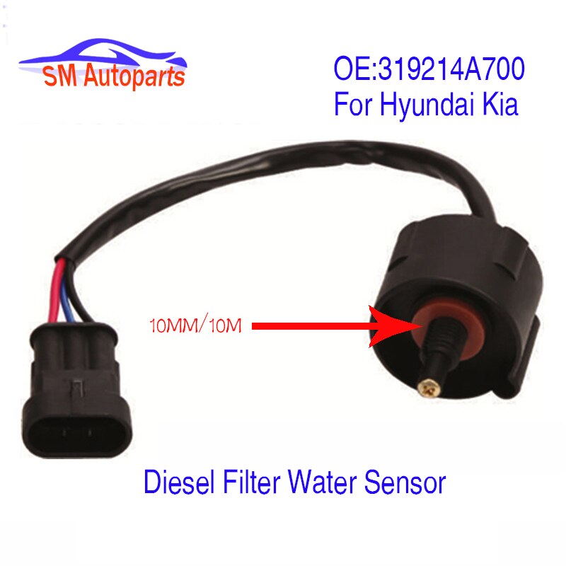 Neue 31921-4A700 Diesel- Filter Wasser Sensor passen für Hyundai Kia Motor- Libero Santa Fe Starex Sorento 319214A700 10mm