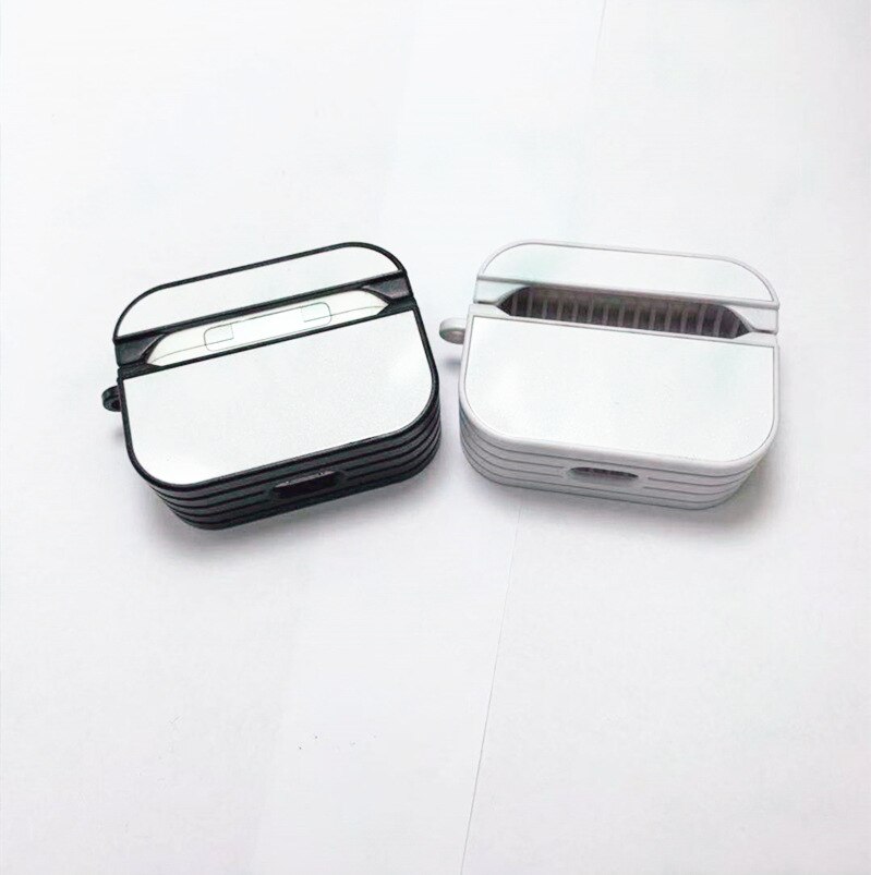 Blank sublimation airpods proPC case material can be double-sided heat transfer printing DIY styles 15pcs/lot