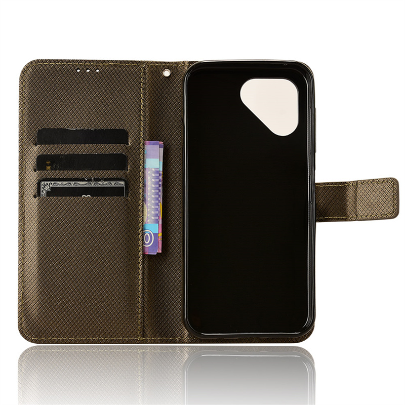Telefondeksel til fairphone 5 , skinndeksel i årgang-stil til fairphone 5, fairphone 5- deksler, magnetisk lommebokdeksel med klapp