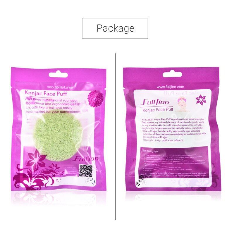 Ronde Vorm Konjac Spons Cosmetische Puff Gezicht Spons Natuurlijke Konjac Puff Gezichtsreiniger Tool Wassen Flutter 1Pcs