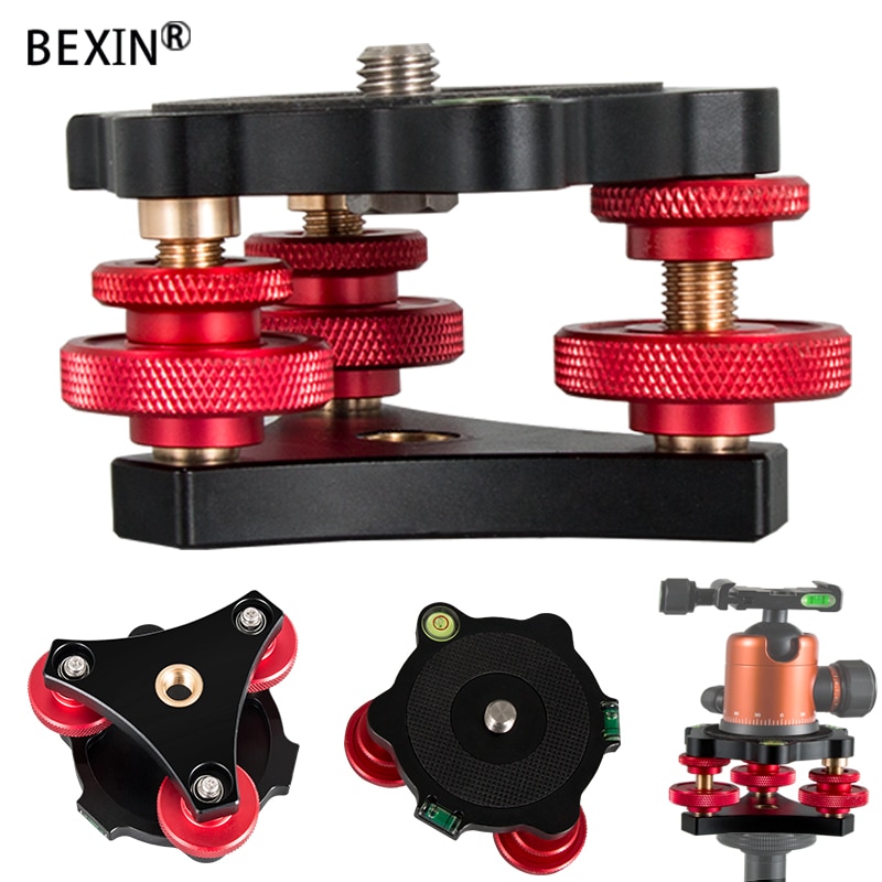 Fotografie Accessoires Camera Aanpassing Niveau Statief Mount Adapter Evenwichtige Schieten Quick Release Klem Voor Dslr Camera
