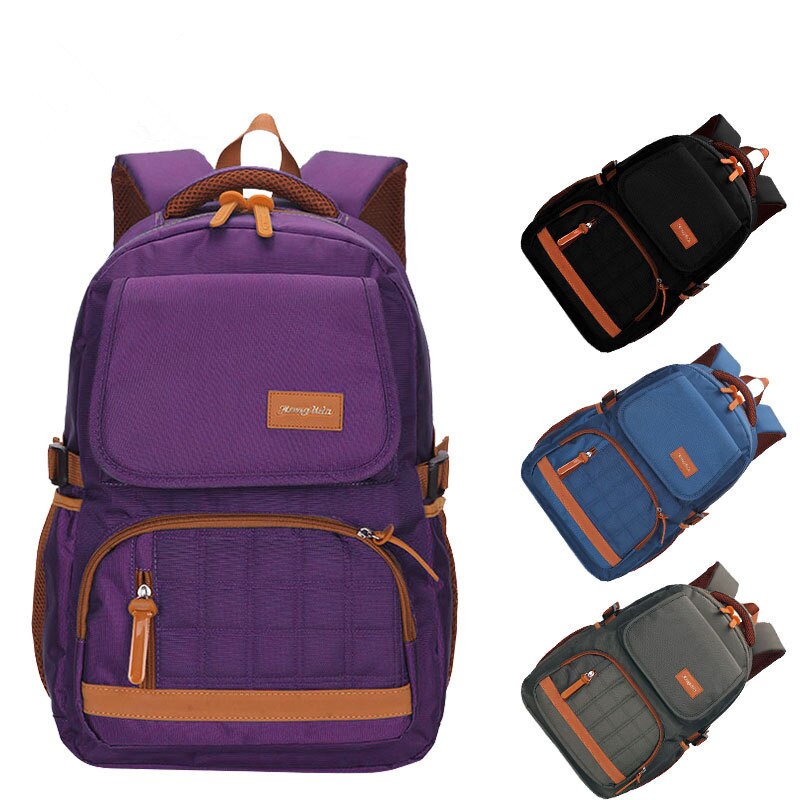 British style Men women's backpack student waterproof large capacity school bag Notebook backpack Daily backpack
