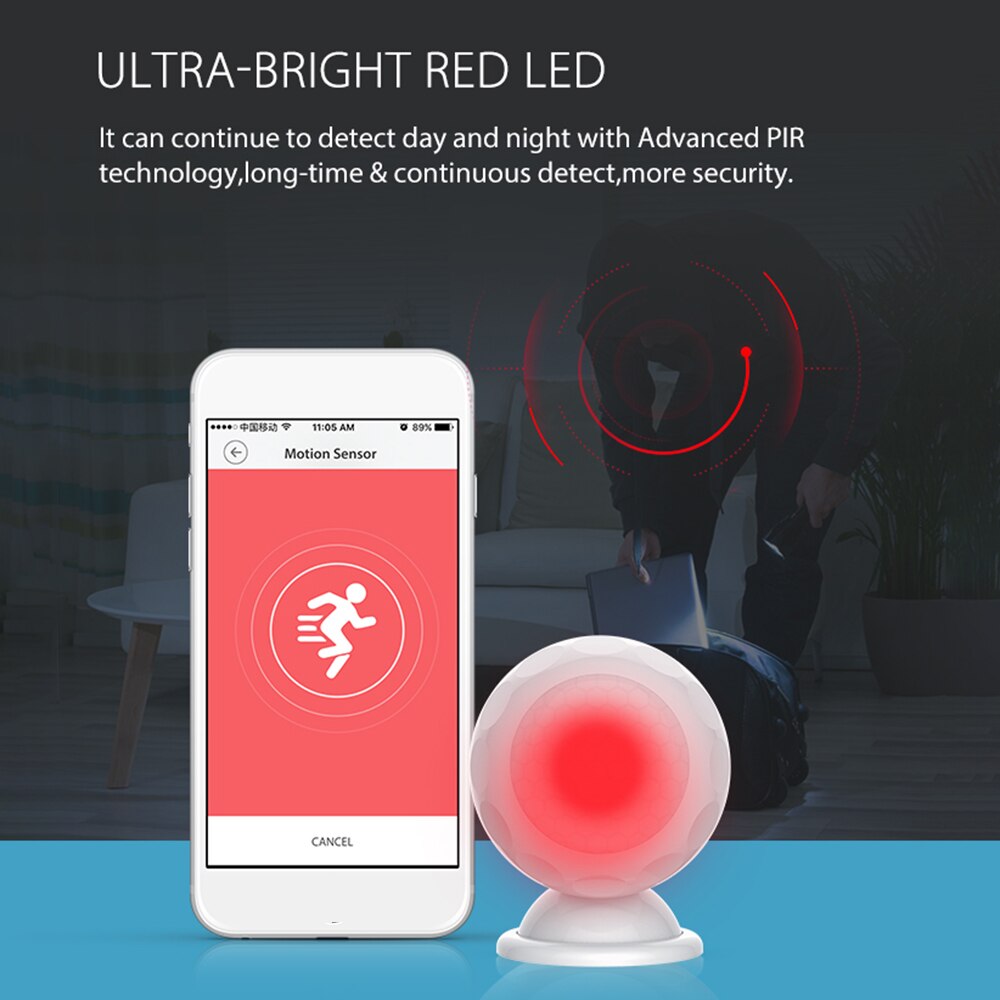 NEO Coolcam NAS-PD02W WiFi PIR Motion Sensor Detec... – Vicedeal