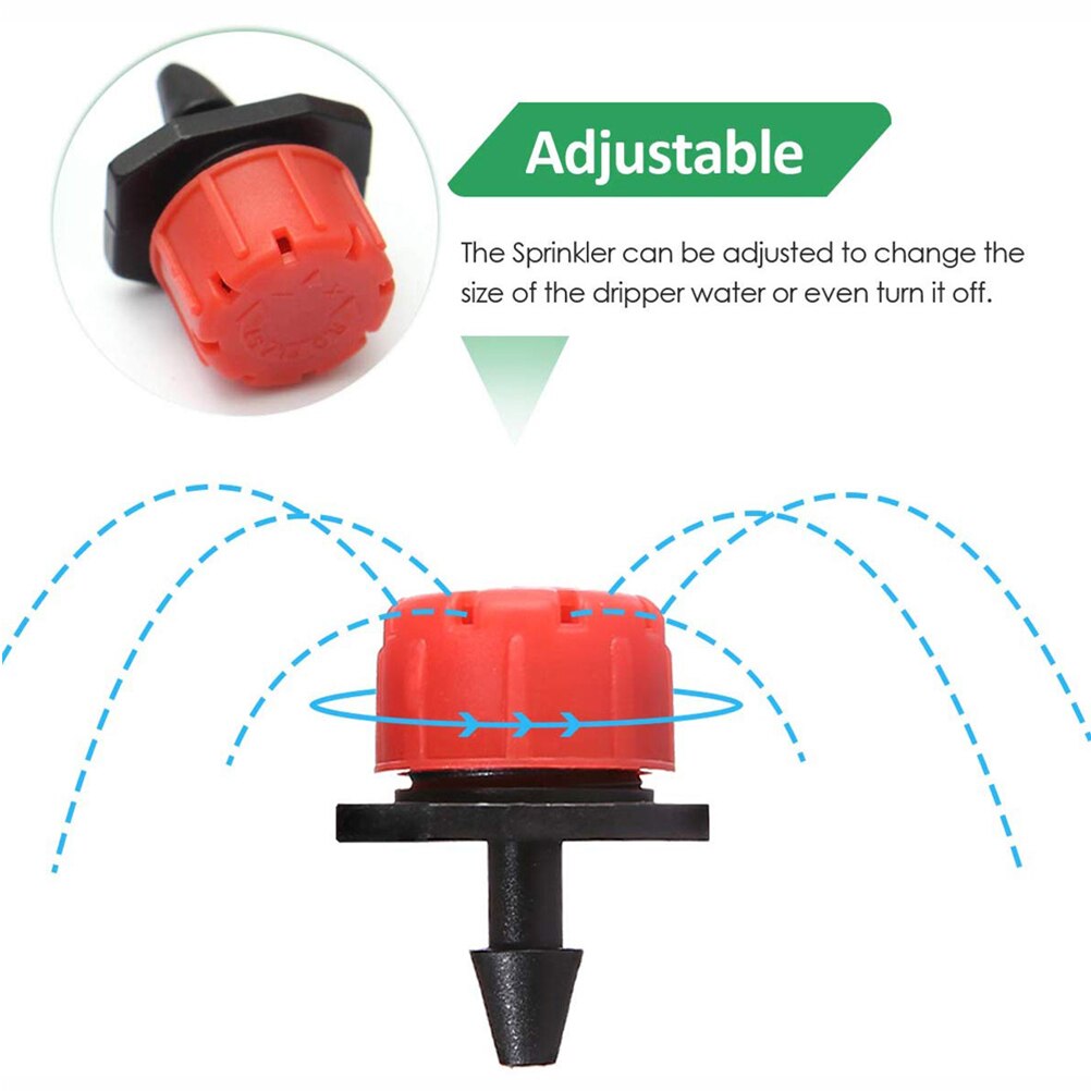 1 Set of 40M DIY Micro Drip Irrigation System Plant Self Watering Cooling Device Garden Hose Kit - Timer