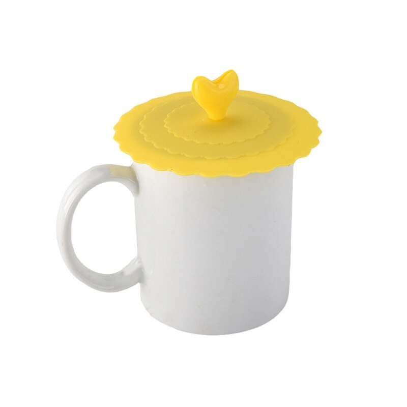 Couvercle de tasse en Silicone | En dentelle à motif de tasse, couvercle de bouteille, accessoires de cuisine pour le bureau à domicile, couvercles de tasses portables, perle offre spéciale 1 pièce: 14