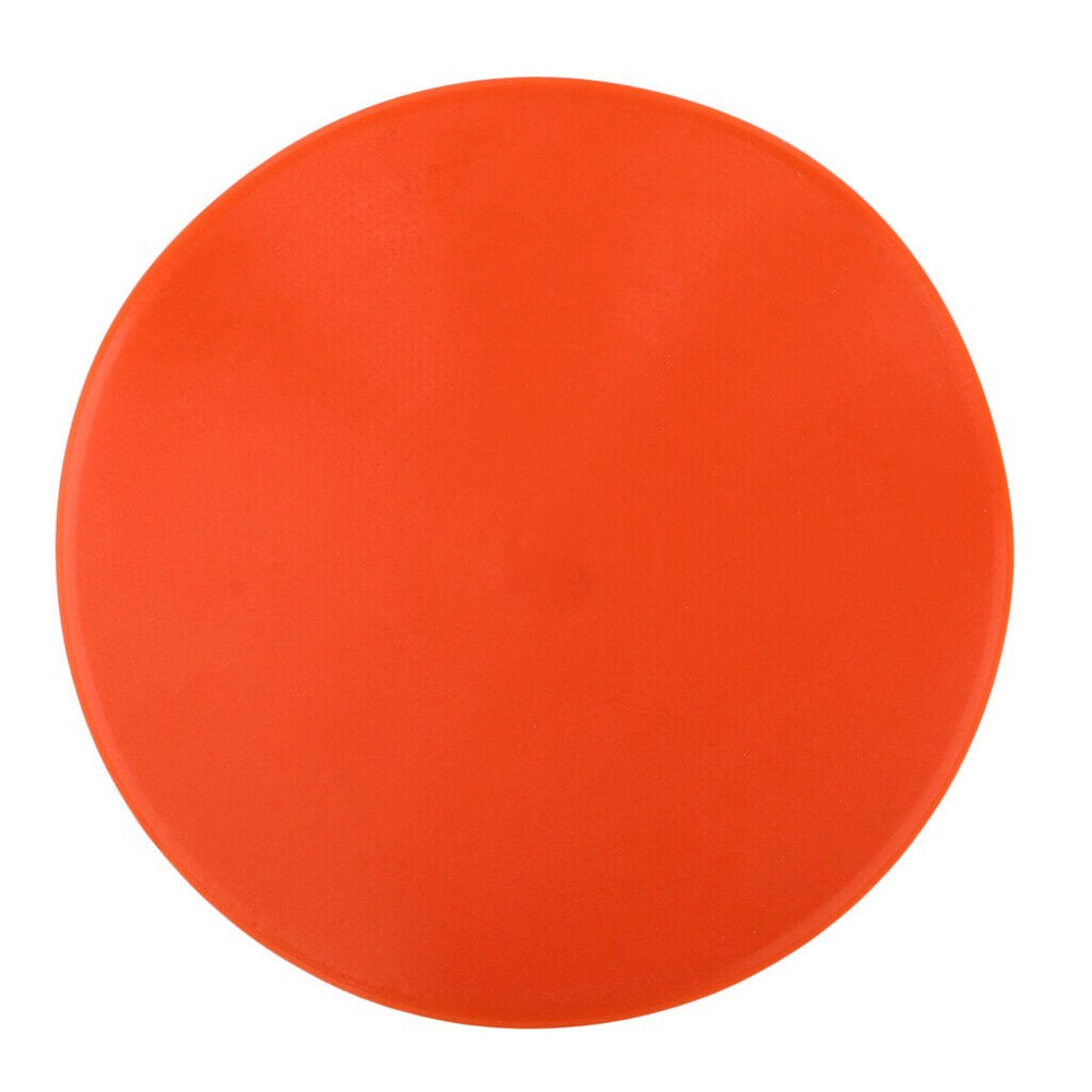 1pc spotmarkører/flade kegler gulvcirkler til træningsøvelser fodbold basketball sport speed agility træning: Orange