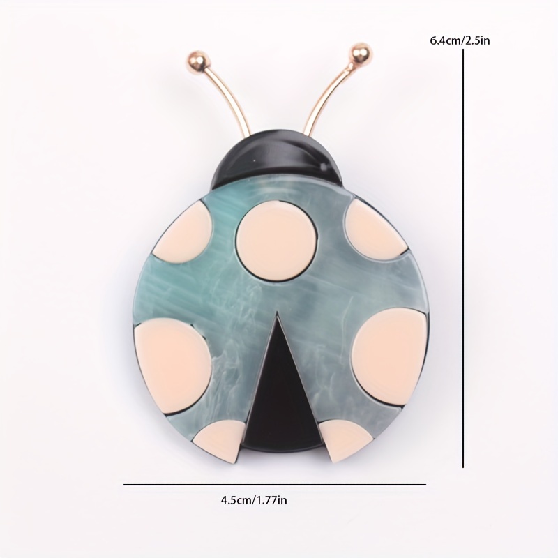 Kever Acryl Broche Mode Insect Pins Sieraden Accessoires