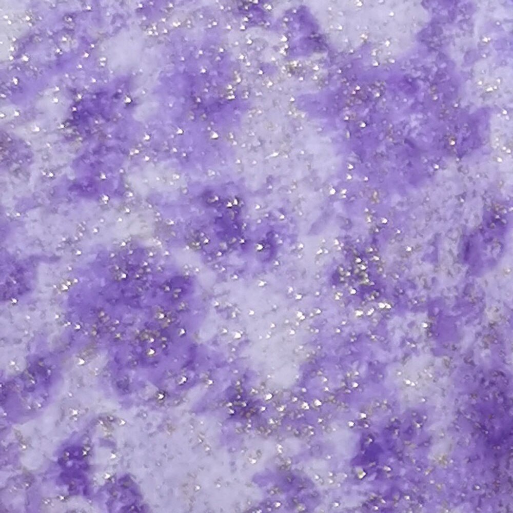 Galakse stjernehimmel gylden glitter stempling almindeligt bomuldsstof bundt diy patchwork rose smaragd lilla: Lilla