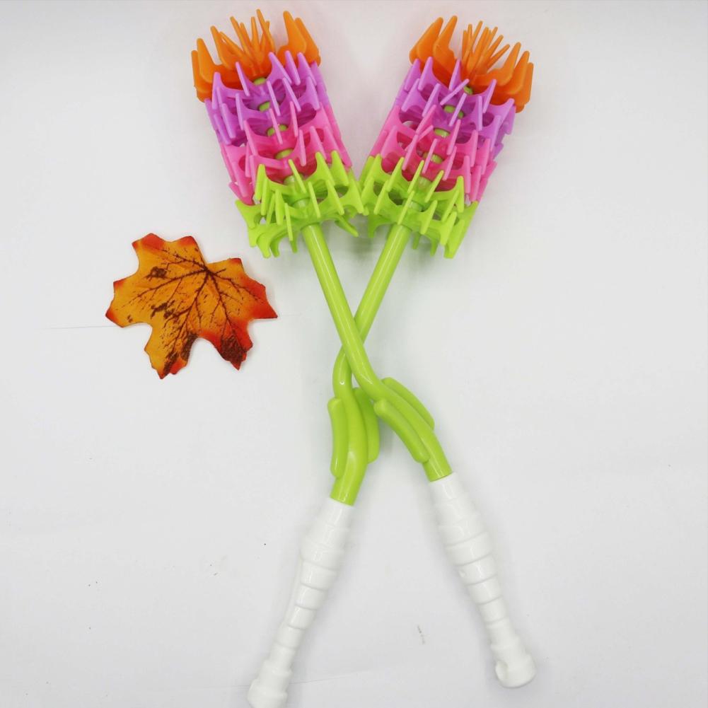 1Pcs Practical Silicone Baby Milk Feeding Bottle Brush Cleaner 360 Degree Rotation Washing Baby Bottle Cleaning Brush Tools