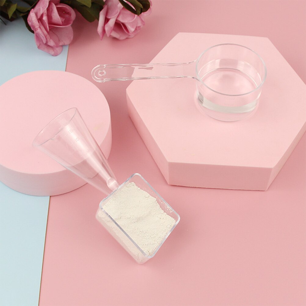 1 Set Mask Tools Safe Simple Mask Measuring Cup DIY Mask Spoon DIY Mask Tool Mask Measuring Spoon