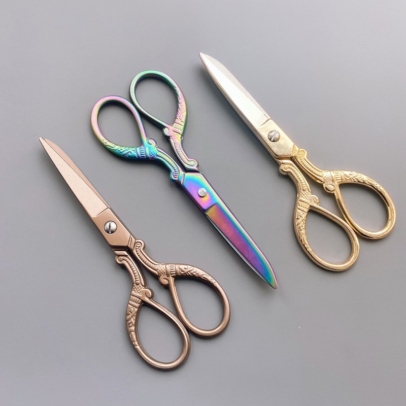 Tijeras de sastre Retro, herramientas de mano, antiguo, bordado, vintage, 1 ud.