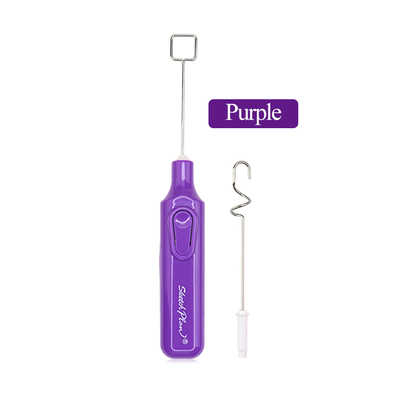 Electric Gouache Paints Mixer/Stirrer/Agitator Pigments Fast Stir Even Student/Artist Stirring Blending Toning Color Mixing Tool: purple-01