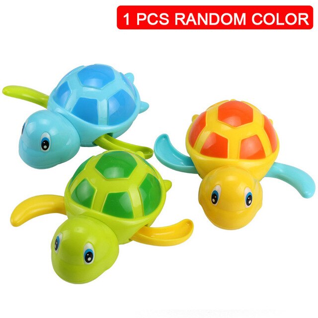 Baby Bathing Toy Kids Cute Duck Penguin Egg Water Spray Sprinkler Bathroom Sprinkling Shower Swimming Water Kids Water Toys: Tortoise