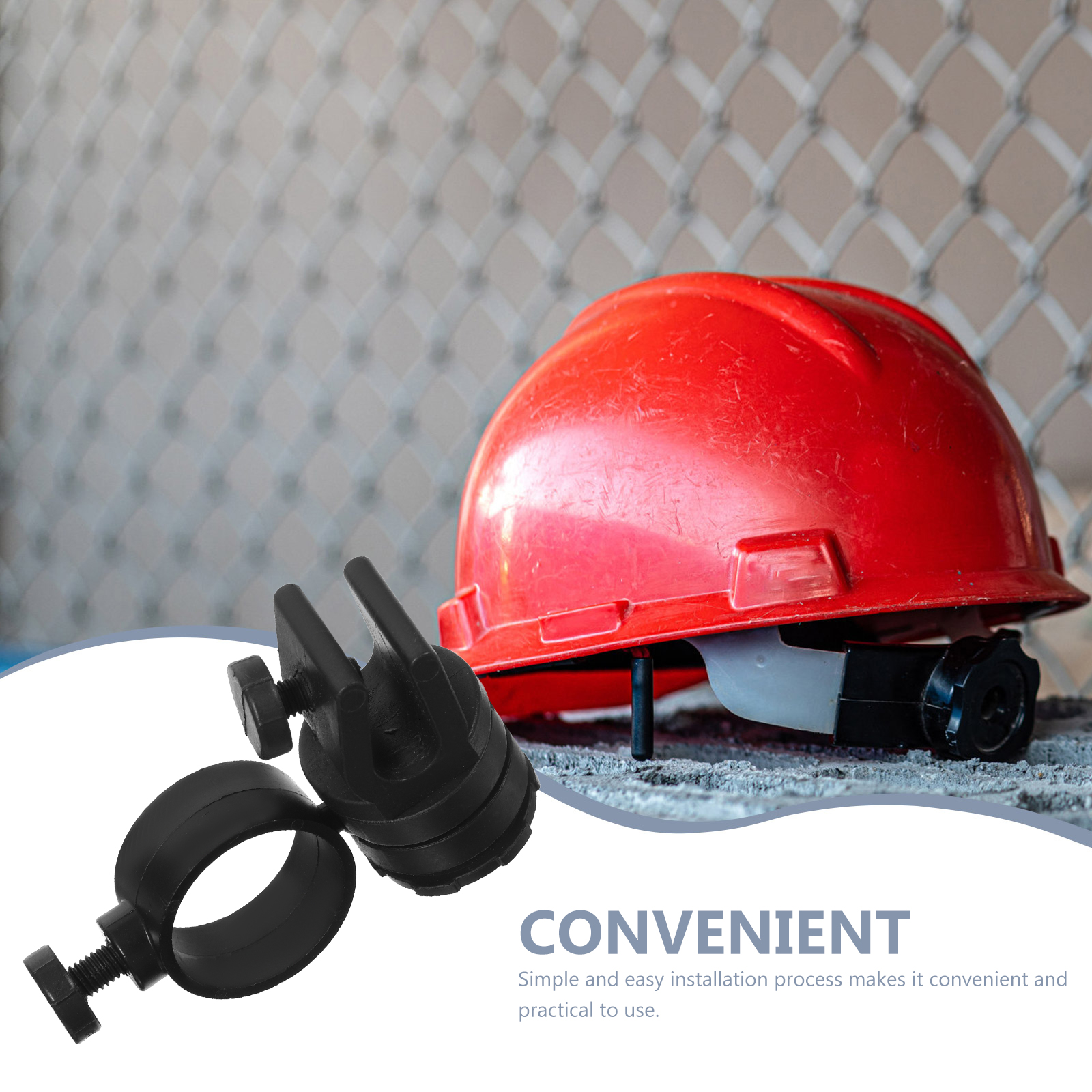 Hard Hat Flashlight Holder Headlamp Clips Hook Mount Stand Accessories for Headlight Abs Hardhat