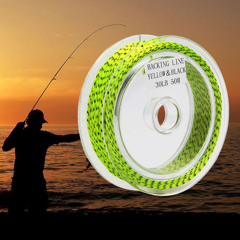Fluorocarbon Fly Fishing Rope Line 30LB Backing Braided Hengelsport Fly Backing Line Linha Multifilamento 8 Weaves with Box Bass
