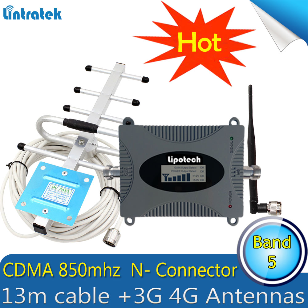 Lintratek CDMA UMTS 850 mhz 3G Repetidor Sinal Celular 3G 850 MHz (Band 5) handy Signal Booster 3G Verstärker